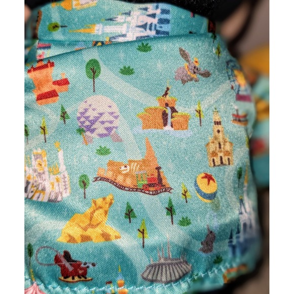 Disney Mickey Mouse Plush Walt Disney World Flag Souvenir Toy Parks Shirt 12 in. - Picture 4 of 8